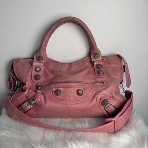 Balenciaga Classic City Bag – Rare Dusty Pink / 2007 Arena Leather